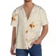 thumbnail image 1 of Fotbe Pita Tortilla Camisa Estampada de Manga Corta para Hombre, Casual de Verano, Estilo Playero, Sin Arrugas-XX-Large, 1 of 5