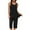 Black, variant on yievot Lounge Sets for Women Sleeveless Tank Tops and Capri Pants Loose Pajama Set Loungewear Sleepwear