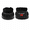 Black, variant on Horse Large  Training Ribbed Rubber Hoof Impact Overreach Protection Fleece Lined Bell Boots Purple 41HI01PR-L