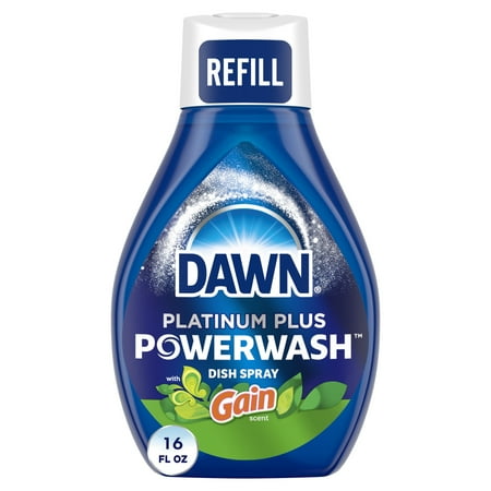 Dawn Powerwash Spray, Dish Soap, Dishwashing Liquid, Gain Original Scent, 1 Refill, 16 fl oz