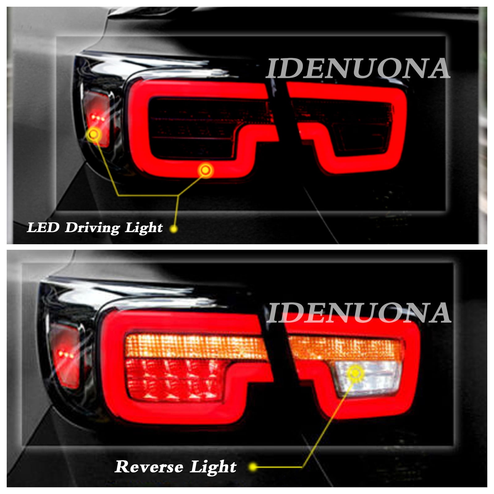 NightEye Chevrolet Malibu Tail Lights 2011-2015 New Malibu LED Tail Li - Foto 5