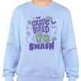 thumbnail image 2 of Graveyard Smash Sweatshirt Unisex Large Light Blue, 2 of 5