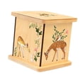 thumbnail image 4 of Alcancía de madera cuadrada, colección de alcancías, contenedor de regalo, estuche organizador para Ciervo, 4 of 9