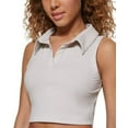 thumbnail image 3 of MSRP $50 Calvin Klein Womens Cropped Polo Tank Top Size Medium, 3 of 3