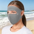 thumbnail image 2 of 2026 Summmer Cooling Neck Gaiter for Women Men Face Mask UV Protection Face Cover, Summer Sun Protective Face Mask for Women, Golf Mask Outdoors Sports Face Cover One Size Color Gray, 2 of 5
