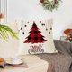 thumbnail image 4 of Fundas de almohada con diseño de árbol de Navidad de 18 x 18 pulgadas, decoración festiva para el hogar, sofá y oficina, cierre de cremallera de poliéster lavable a máquina, sin inserto Akmoler, 4 of 8