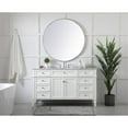 thumbnail image 6 of 60 inch Single bathroom vanity in white, 6 of 8