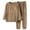 A98-Coffee, variant on Hessimy Unisex Infant Toddler Spring Summer Soft Fabric 2Pcs Soft Long Sleeve Comfortable Sleepwear Pajamas, Unisex Comfort Pjs(Coffee,3-4 Years)