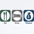 thumbnail image 2 of CafePress - Eat Sleep Finance Infant Bodysuit - Baby Light Bodysuit, Size Newborn - 24 Months, 2 of 4