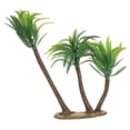 thumbnail image 2 of MasteelfCA Artificial Coconut Tree Decor Beautiful Scenery Decor for Home Store Fish Tank (Green), 2 of 8