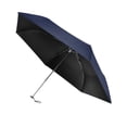 thumbnail image 2 of 6 Ribs Umbrella for Sun Rain Protection Umbrella for Trip Patio Backpacking Dark Blue, 2 of 9