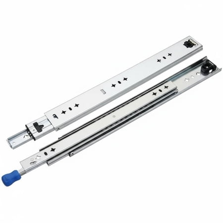 Abbraccia Drawer Rail Glide Slide Electroplated Steel 14 Inch Side Mount Heavy Load for Home Workshop Use