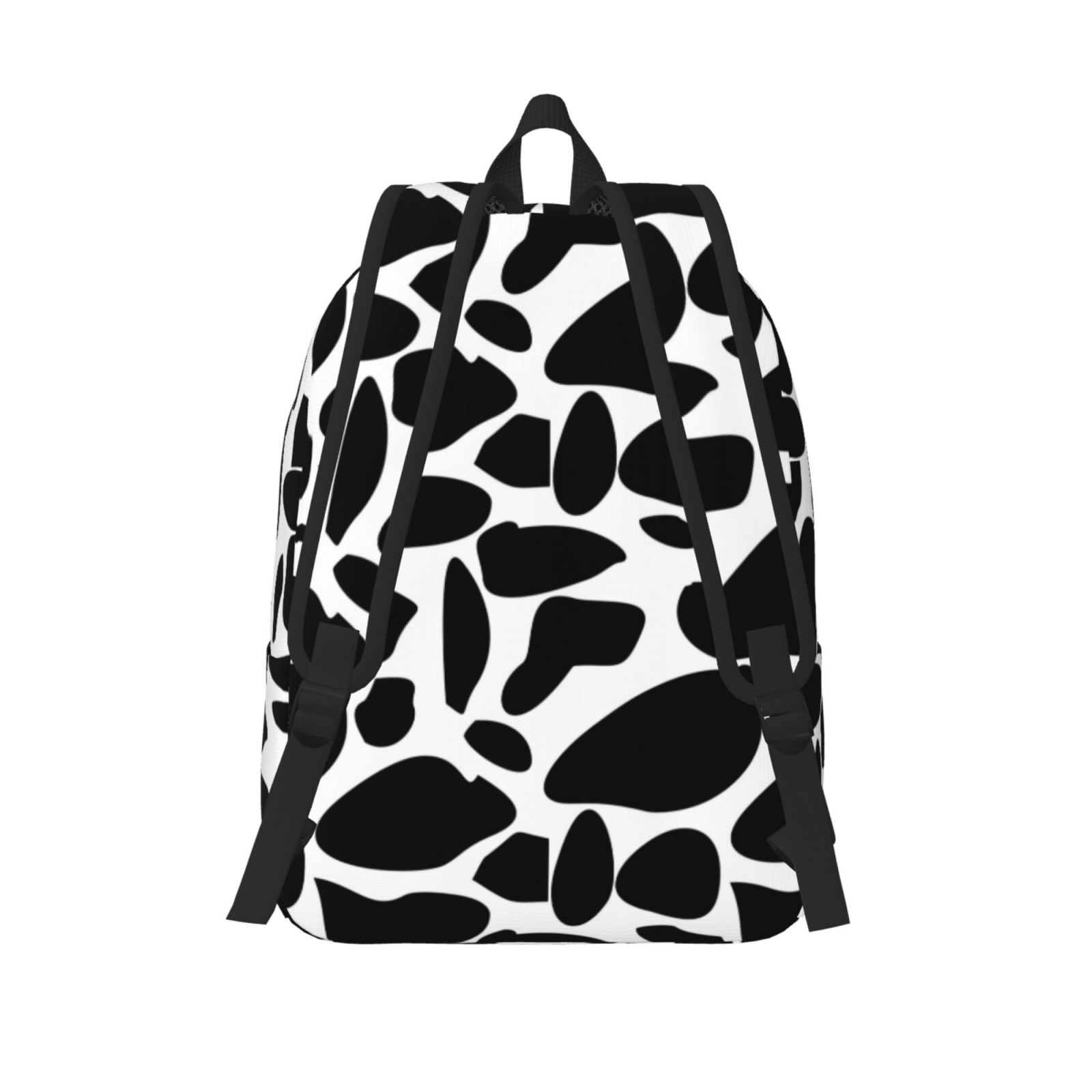 Travel Laptop Backpack - Cow Print Lightweight Canvas Backpack, Wear Resistant Computer Backpack Bag Fit {sizeName} Laptop for Men Women with Adjustable Padded Shoulder Straps