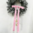 thumbnail image 5 of geerera Velvet Ribbon Bows with Bells Rustic Crafts Gift Bow Vintage Velvets Bow for Garland Wreath Gift Wrapping Candy Bags Party DIY Decor, 5 of 6