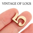 thumbnail image 3 of WORGEOUS 100pcs 15mm DIY Doodle Juguete educativo Pequeño Adorno de Scrapbooking de la rebanada de madera natural DIY Craft Decor (Número patrón), 3 of 8