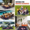thumbnail image 3 of Pink Flamingo Outdoor Rug 3x5 Ft, Non Slip Washable Area Rug, Green Summer Tropical Botanical Black Patio Rugs Carpet Runner, Large Floor Mat for Indoor/Outdoor Deck Porch Camping, 3 of 8