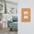 thumbnail image 5 of DouZhe 1-Gang Duplex Outlet Cover, Geometric Zigzag Style Decorative Wall Plates, 5 of 7