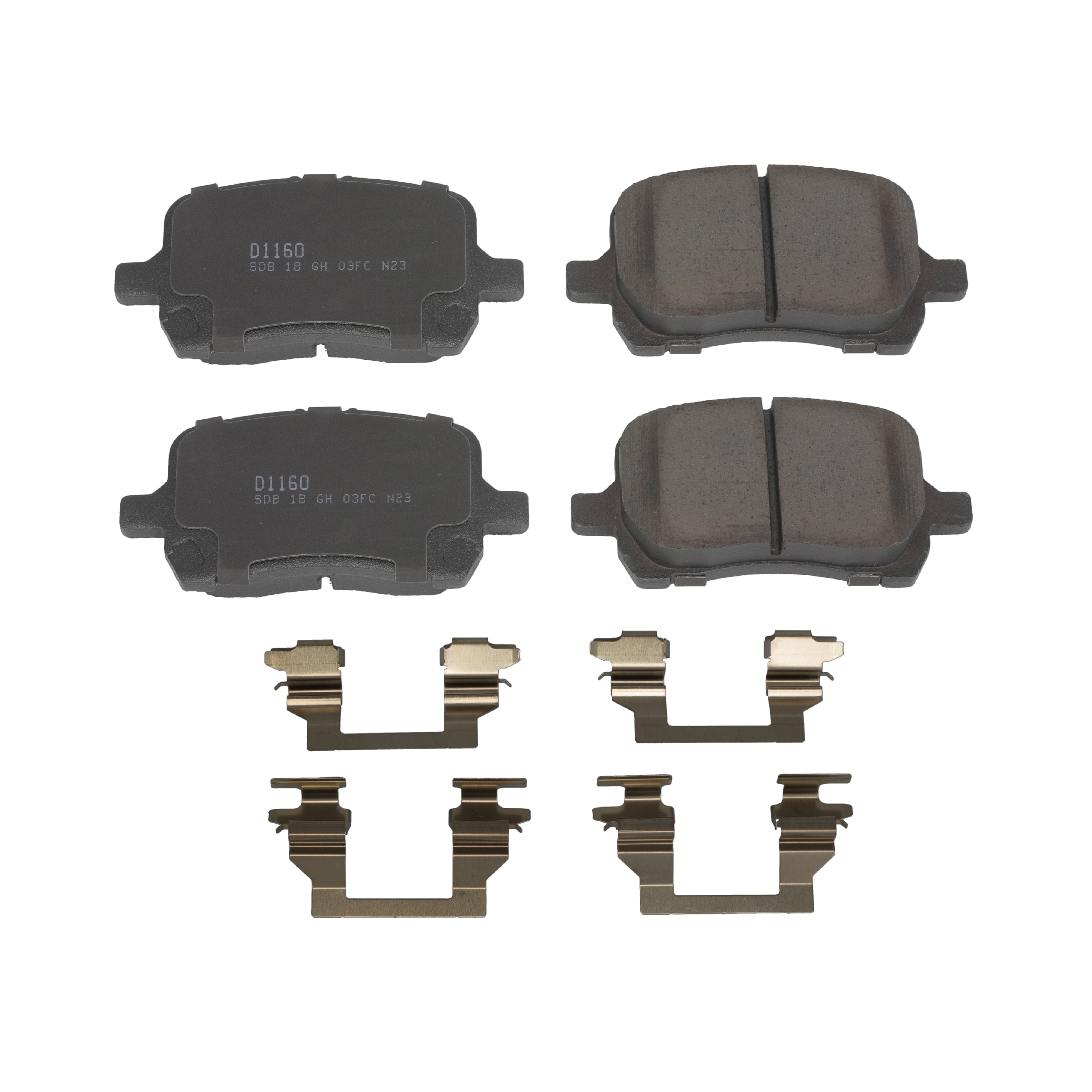 Winstop Brake Pad Set, Front WS.1160.0.C, Chevrolet Malibu 2008-2007