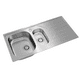 thumbnail image 2 of TARJA EMPOTRE ACERO INOX TEKA UNIVERSE 60 T-XP 1½B 1D 2 TINAS 34 CM Teka Para Empotrar, 2 of 3