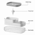 thumbnail image 3 of Soap Dispenser with Sponge Storage for Kitchen Sink, Dish Detergent Holder Combo, 3 of 5