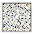 thumbnail image 4 of Stupell Industries Bold Rustic Abstract Mosaic Circle Pattern Illustration Paintings Gray Framed Art Print Wall Art, 24x24, by Victoria Barnes, 4 of 5
