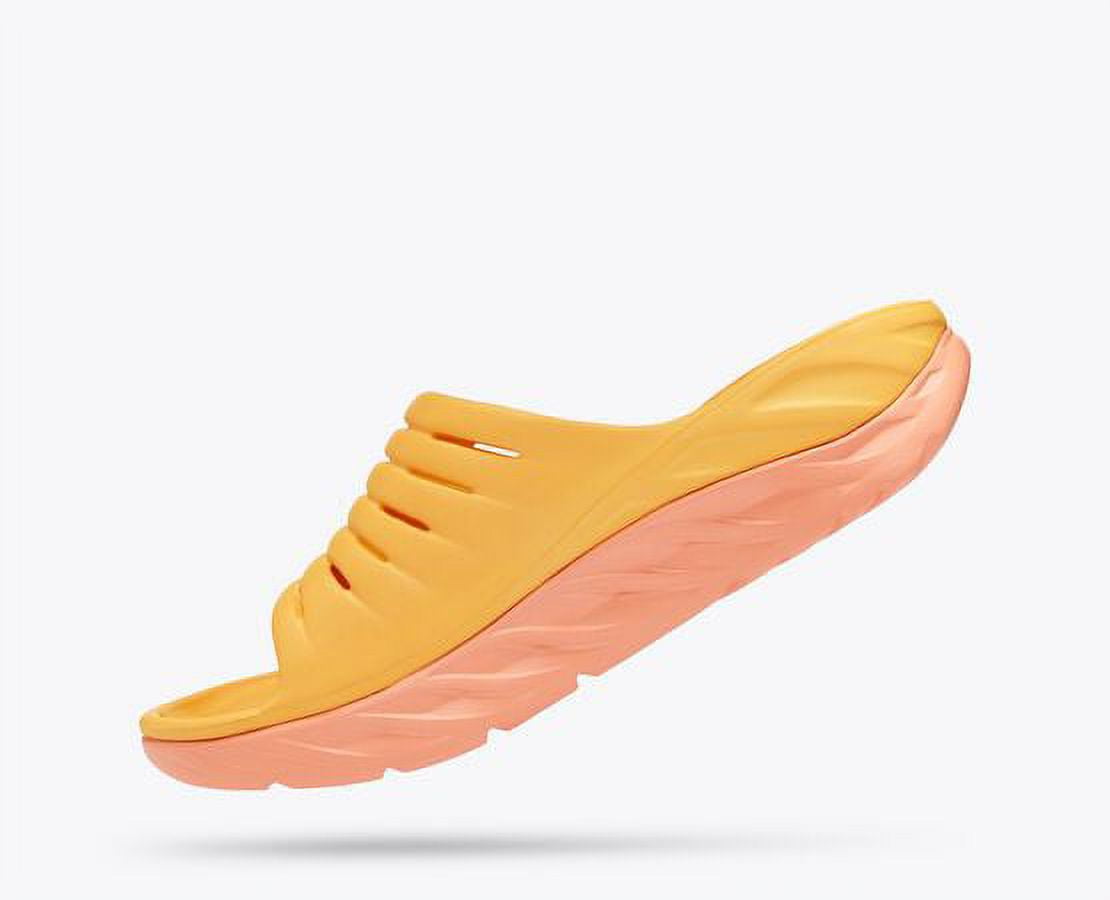 Hoka Ora Recovery Slide (Unisex) - Amber Yellow / Shell Coral 