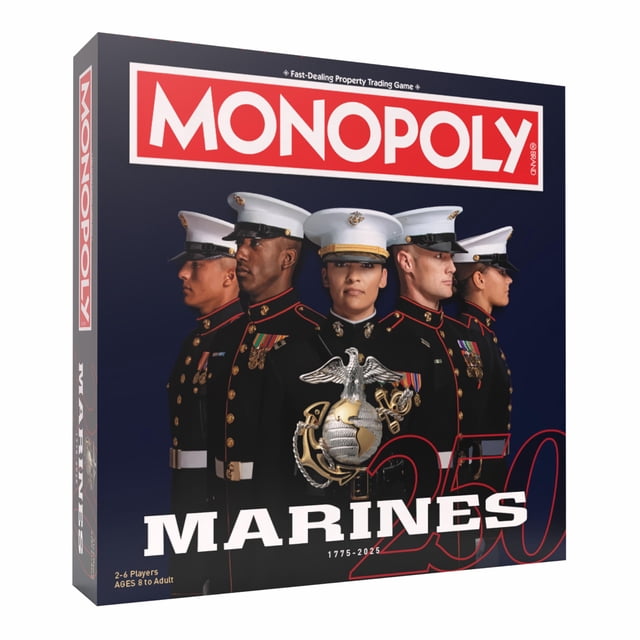Juego de mesa USAOPOLY Monopoly Marines 250th Anniversary