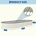 thumbnail image 2 of Galvanized Steel Oval Garden Bed, Tool-Free Assembly, Open-Bottom Planter Box with Anti-Cut Edges for Vegetables, Flowers & Herbs, 2 of 6