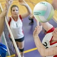thumbnail image 4 of Eigraketly Voleibol no tóxico para un juego seguro, superficie redonda y lisa para una buena sensación en las manos, voleibol para exteriores Tenis Verde, 4 of 6