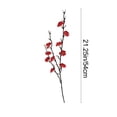 thumbnail image 3 of Elegant Fake Plum Blossom Branch Lifelike Silk Flower Decor , for Table Centerpieces, Wedding Arrangements , Home and Office Decor, 3 of 8