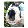 thumbnail image 3 of Mochila para gatos Bling Bling gran espacio color rosa, 3 of 5