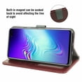 thumbnail image 3 of Mobile Phone Cover for Samsung S10 5g, Cover Premium Pu Leather Tpu Flip Cover Magnetic Closure Card Compartment Stand Function Wallet with Lanyard Protective Cover, 3 of 7