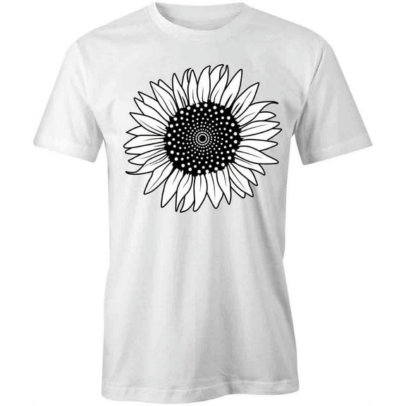 Sunflower T-Shirt | Pretty Flowers White Tee Gift