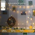 thumbnail image 6 of SUMMIT String Lights for Bedroom, 33ft 100 Led Connectable Globe String Lights Indoor, Hanging Fairy Lights Plug in with Remote for Kids Room Dorm Classroom Outdoor Christmas Tree Decor, Warm White, 6 of 18