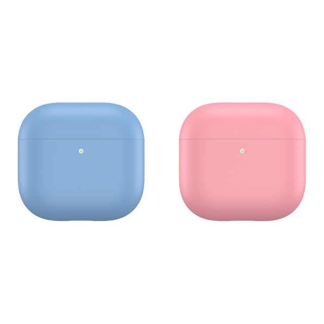 Funda Silicona para Airpods 4 (2024) Protectora (claro) Azul