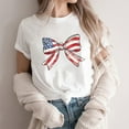 thumbnail image 4 of Oplxuo American Flag Heart Shirts for Women 4th of July T-Shirt Graphic Patriot Tee USA Flag Shirt Tops, 4 of 4