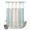 Aqua Blue, variant on No Hook Shower Curtain, Lavender Purple Wooden Shower Curtains for Bathroom with See Through Top Window, Farmhouse Brown Vintage Distressed Waterproof & Washable Bath Curtain Narrow 54"x78"