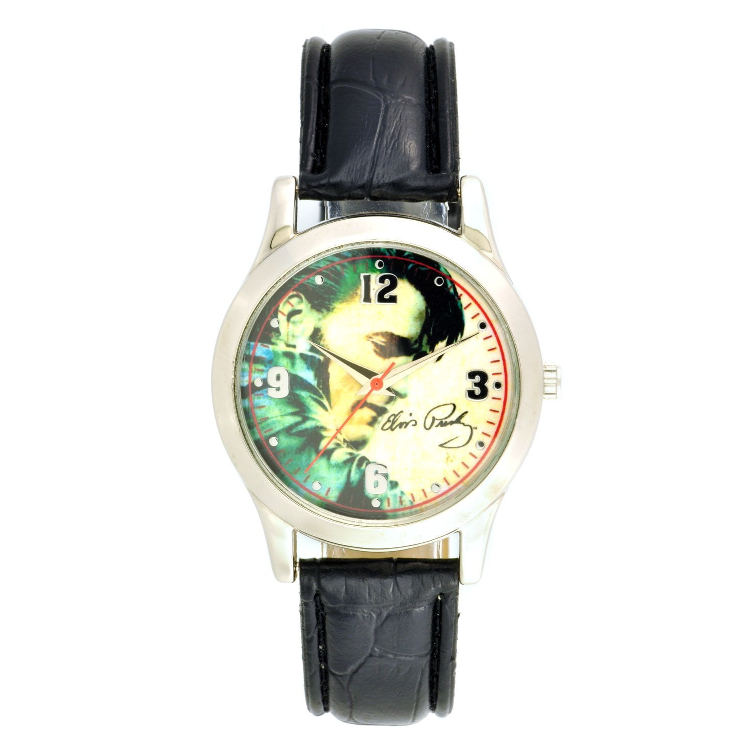 Elvis Presley Watch The King of Rock 'n' Roll Signature on Square