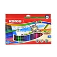 thumbnail image 1 of Plumones Kores Korellos Punta Cónica 24 Colores Lavables para Dibujar y Colorear, 1 of 5