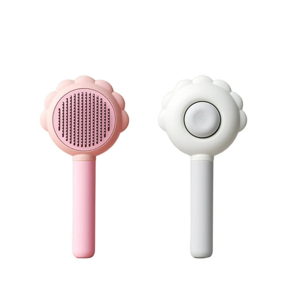 ACDANC 2Pcs Cat Brush Eco-Friendly Cat Brush for Shedding Rounded Stainless Steel Teeth Cat Grooming Supplies,Blue,Spray Comb Needle