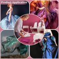 thumbnail image 5 of 5.4 Yards Two Tone Organza Fabric Sheer 60 Inch Purple Iridescent Tulle Fabric Holographic Gauze Voile Fabric, 5 of 9
