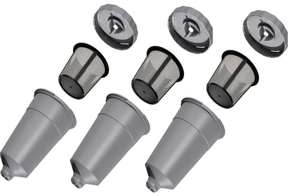 3 Pack My K-Cup Reusable Replacement Coffee Filter Refillable Holder for Keurig by