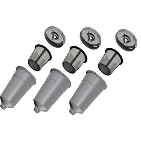 3 Pack My K-Cup Reusable Replacement Coffee Filter Refillable Holder for Keurig