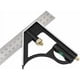 thumbnail image 4 of Escuadra ajustable multifunción combinada de 300 mm, herramientas cuadradas resistentes, kits de medición, transportador de precisión, buscador de ángulos, regla, escuadras de carpintería, 4 of 5
