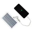 thumbnail image 2 of Outdoor Phone Battery Power Bank 2W Flexible Solar Panel with USB Port Camping Charging Battery for Mobilephone, 2 of 10