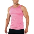 thumbnail image 1 of pstuiky Camisetas sin mangas para hombre, Camiseta deportiva informal de cuello redondo para hombre, de moda, color sólido Chaleco para hombre s, 1 of 7