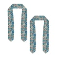 thumbnail image 2 of Fotbe Vintage Floral Butterflies Printed Class of 2024 Graduation Stole, 2 of 7