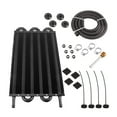 thumbnail image 1 of Mistaha Automotive Air Conditioning Tubular Condenser - Efficient Heat Dissipation, Premium Aluminum Alloy Construction, Space-Saving Compact Design, Energy Efficient, Easy Installation Kit - 6 Row,, 1 of 6