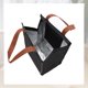 thumbnail image 3 of Bolsa de almuerzo Unique Bargains con cintas mágicas, bolsa de almuerzo reutilizable e insulated, contenedor de almuerzo a prueba de fugas, negro, 3 of 6