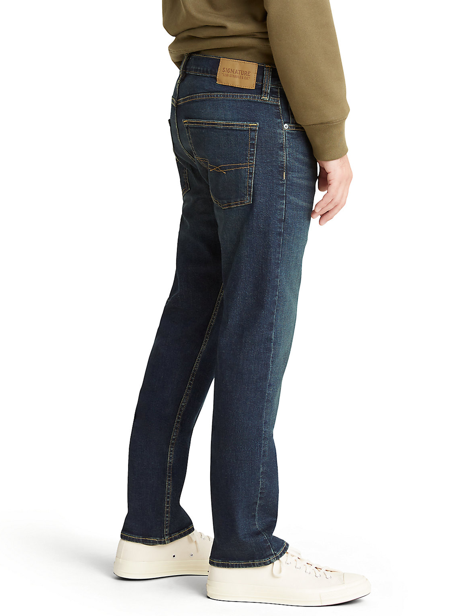 Signature by Levi Strauss & Co. Men's and Big and Tall Straight Fit Jeans - image 3 of 7
